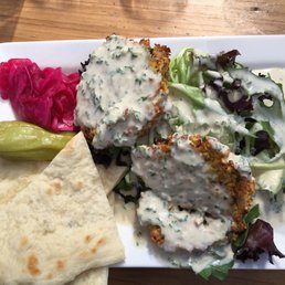 Edible, but this is no where near what a falafel is.