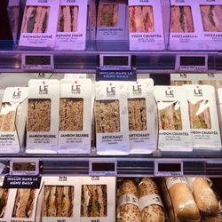 Monoprix - Lots of sandwich selections when you wake up from jet lag and hungry!
