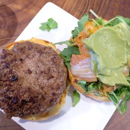 Seoul Burger with kimchi Seoul Burger with kimchi