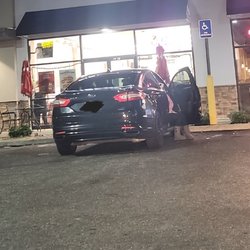 University Mall - Jaidyn CLEARLY parking illegally.