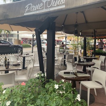 Pane e Vino - Outdoor seating - Italian Near Me - Miami Beach, Florida Pane e Vino - Outdoor seating - Italian Near Me - Miami Beach, Florida