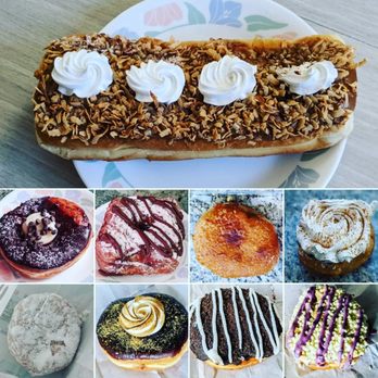 Pinkbox Doughnuts - Collage. IG: mikaelekeni - Donuts Near Me - Las Vegas, Nevada Pinkbox Doughnuts - Collage. IG: mikaelekeni - Donuts Near Me - Las Vegas, Nevada