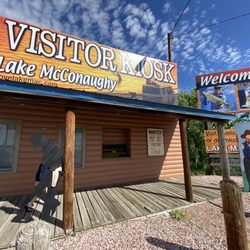 Casey's - Cute photo opp at the little visitor center just off the parking lot.