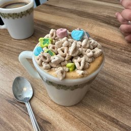 Lucky charm latte