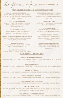 Menu photo 2 Romana European Tapas Lounge Newark, NJ