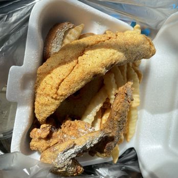 FryDays - Flounder and 2 piece wings and French fries $6.99 - Seafood Near Me - Jacksonville, Florida