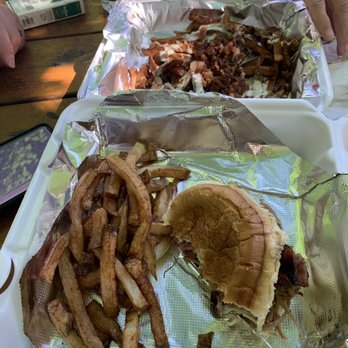 Riverwalck Saloon - Pork sandwich and French fries - Barbeque Near Me - Parryville, Pennsylvania Riverwalck Saloon - Pork sandwich and French fries - Barbeque Near Me - Parryville, Pennsylvania