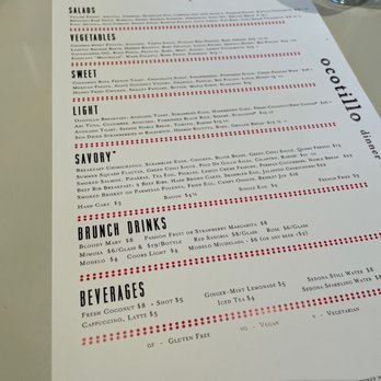 Ocotillo - Brunch menu!  4/2/23 - New American Near Me - Phoenix, Arizona