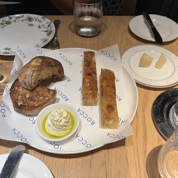 Rocca - Bread with HOMEMADE WHIPPED LEMON BUTTER ARE YOU KIDDING ME - Italian Near Me - Tampa, Florida