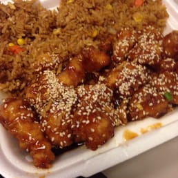 Sesame Chicken w/fried rice