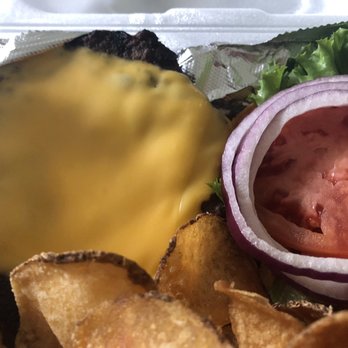 Anchor Bar - American cheeseburger with chips - American Near Me - Amherst, New York Anchor Bar - American cheeseburger with chips - American Near Me - Amherst, New York