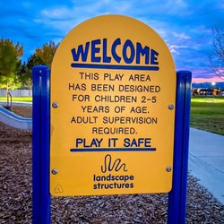 Lakeview Park - Playground is designed for 2 to 5 year olds.