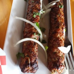 Chatkhara Grill - One beef sheesh kabob and one chicken sheesh kabob