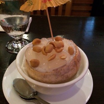SriPraPhai Thai Restaurant - Some coconut ice dessert - Thai Near Me - Woodside, New York