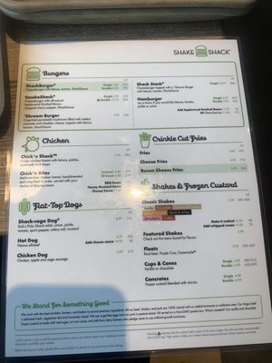 Menu photo 1 Shake Shack Staten Island Mall - New Springville Staten Island, NY