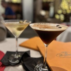 Bella Trattoria Italian Bistro - Dirty Goose martini & espresso martini