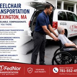 Fednor Transportation - Wheelchair transportation in Lexington for medical visits, rehab, dialysis, and hospital appointments.