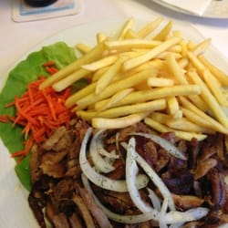 Athen - Gyros mit pommes