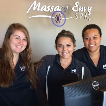 Massage Envy - Friendly and accommodating front desk staff. My attendant, Crystal, far right. - Massage Near Me - Pompano Beach, Florida