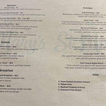 St Mary's Restaurant - Dinner menu - Breakfast & Brunch Near Me - Metairie, Louisiana St Mary's Restaurant - Dinner menu - Breakfast & Brunch Near Me - Metairie, Louisiana