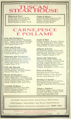 Menu photo 4 Carlucci Rosemont Rosemont, IL