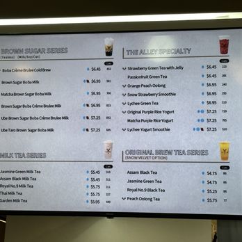 The Alley - Menu (updated Feb 2025)~ - Bubble Tea Near Me - Fairfax, Virginia The Alley - Menu (updated Feb 2025)~ - Bubble Tea Near Me - Fairfax, Virginia