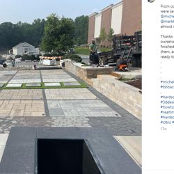 Michelle's Landscaping - Markham Fort Mill Techo-Bloc display