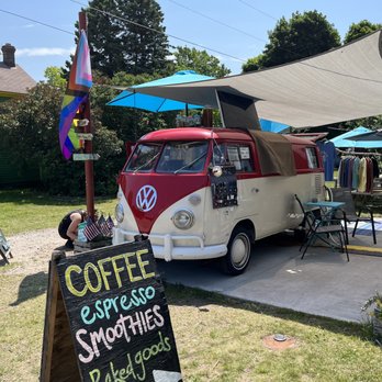 The Dream Bean - a vw bus parked in front of a coffee shop - Coffee & Tea Near Me - Grand Marais, Michigan The Dream Bean - a vw bus parked in front of a coffee shop - Coffee & Tea Near Me - Grand Marais, Michigan