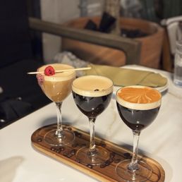 Espresso martini flight