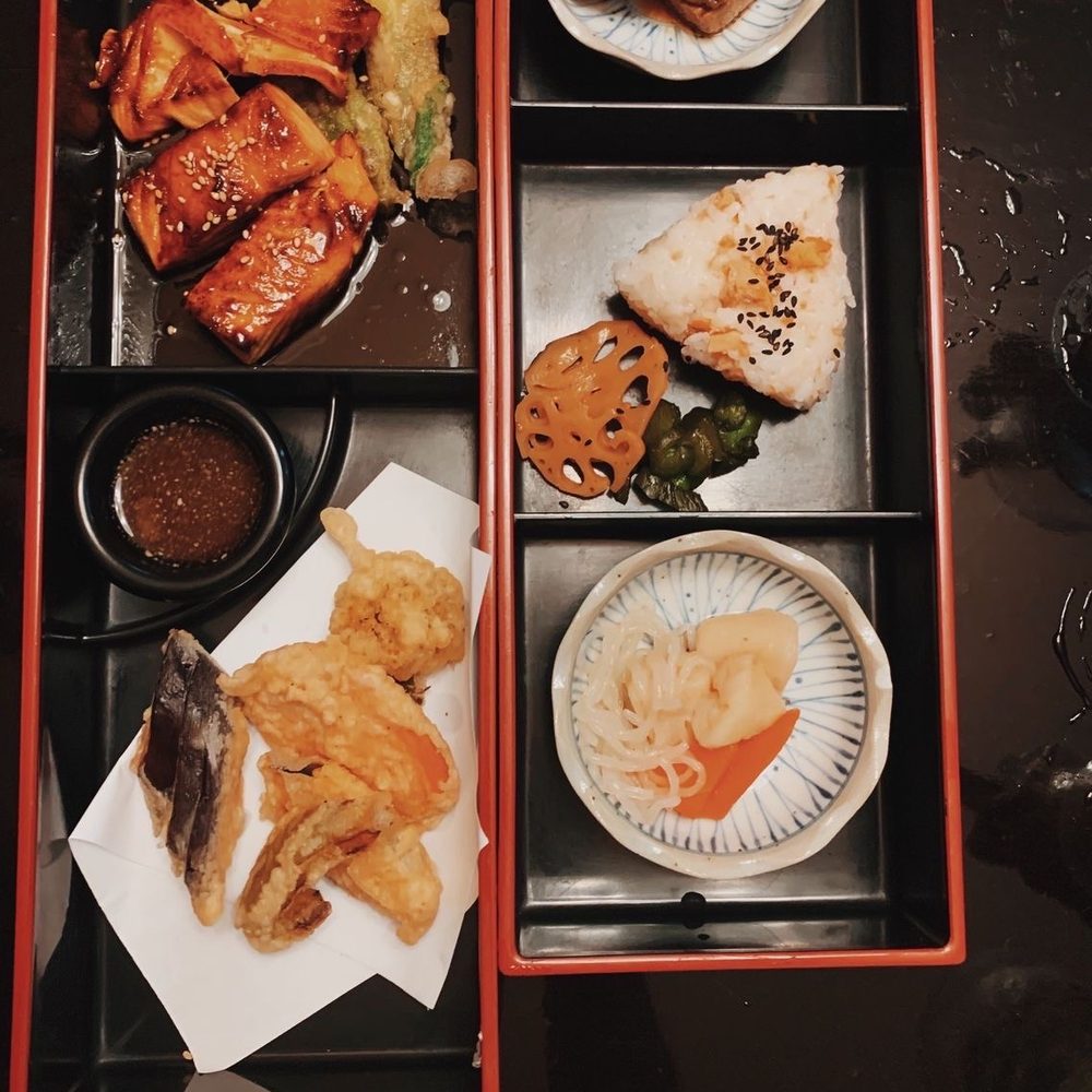 Nagomi Japanese Restaurant - Dinner Box (Salmon) - Japanese Near Me - Covington, Kentucky Nagomi Japanese Restaurant - Dinner Box (Salmon) - Japanese Near Me - Covington, Kentucky