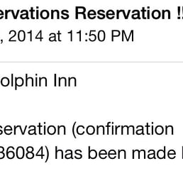 The confirmation number The confirmation number