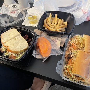 Lee's Hoagie House - Lees Famous Chicken Hoagie, Bacon , Lettuce , Tomato Sandwich, Garlic Fries - Sandwiches Near Me - Pasadena, California