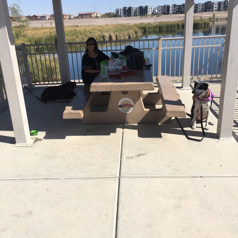 Cornerstone Park - Covered picnic benches - Lakes Near Me - Henderson, Nevada