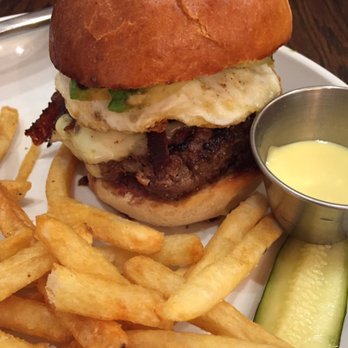 Odette - Awesome burger I added egg and bacon - Bars Near Me - Florence, Alabama