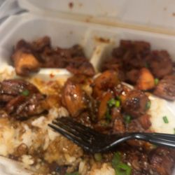 Hawaiian Bros Island Grill - Honolulu Chicken with Rice