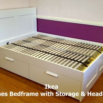 Excel Assembly Services - IKEA Brimnes Bedframe & Headboard Assembly & Installation - Furniture Assembly Near Me