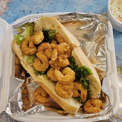 Poboy's Low Country Seafood Market - Fried Shrimp po boy