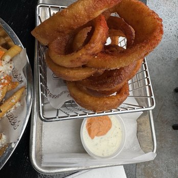 Rosemarie's Buns and Brews - Classic Onion Rings - Burgers Near Me - San Diego, California Rosemarie's Buns and Brews - Classic Onion Rings - Burgers Near Me - San Diego, California