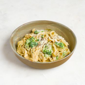 A'mano Fresh Pasta - Broccoli Alfredo Pappardelle - Pasta Shops Near Me - Williamsville, New York A'mano Fresh Pasta - Broccoli Alfredo Pappardelle - Pasta Shops Near Me - Williamsville, New York