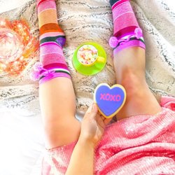 Stop & Shop - Stop n shop Valentine's Day cookie & rainbow fruit marshmallows