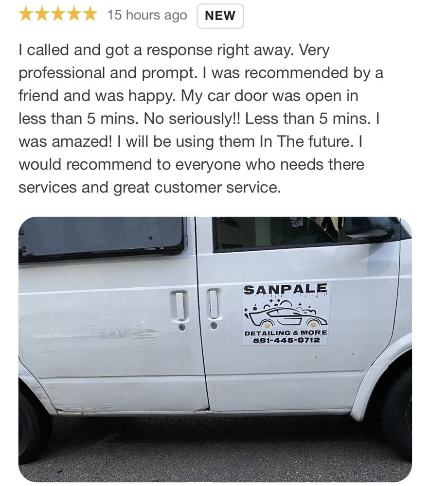 SANPALE DETAILING Delray Beach, Florida Auto Detailing Phone