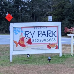 Panacea Rv Park - Panacea RV Park entrance sign