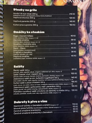 Menu photo 8 Pizza and Steak Grunt Slavičín, ZL