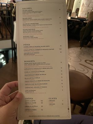 Menu photo 4 Café Louise Paris, 75 Menu photo 4 Café Louise Paris, 75