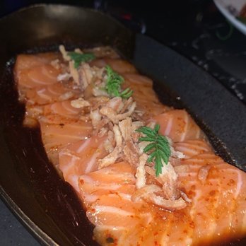 Fuhu - Salmon sashimi - Asian Fusion Near Me - Las Vegas, Nevada Fuhu - Salmon sashimi - Asian Fusion Near Me - Las Vegas, Nevada