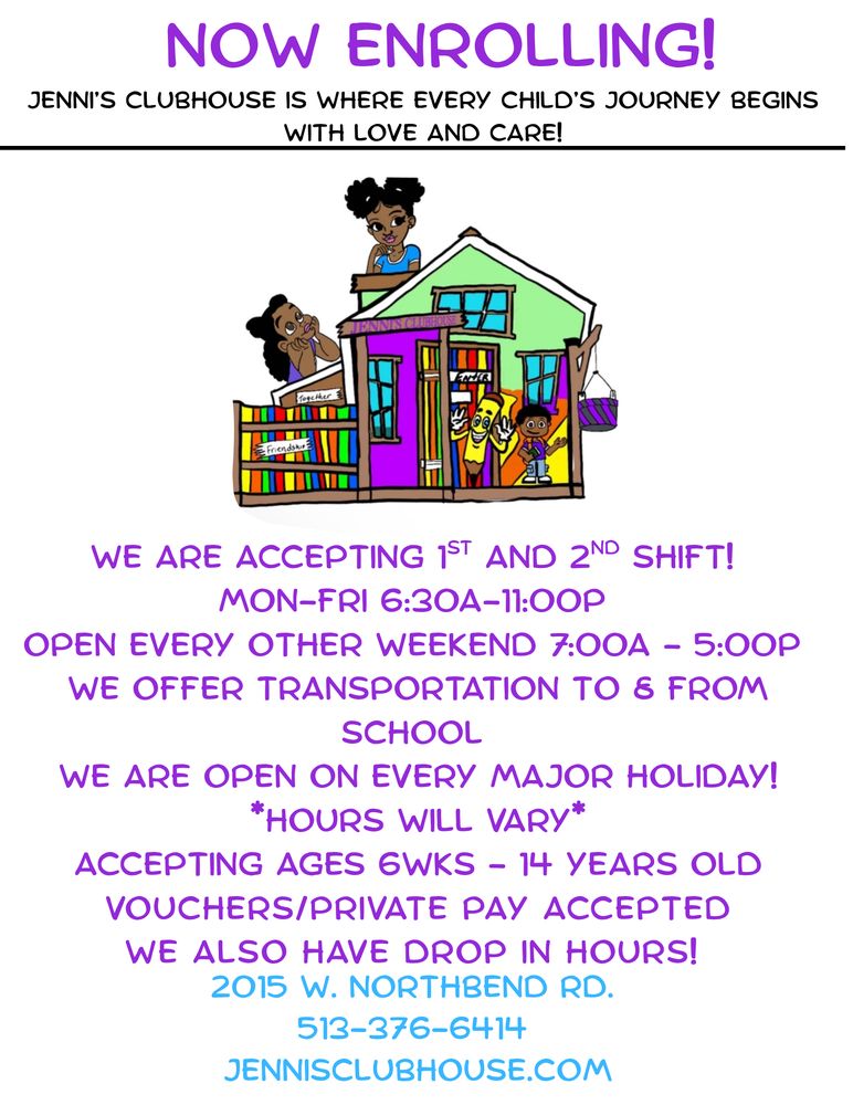 Jenni's Clubhouse - childcare center in Cincinnati, OH