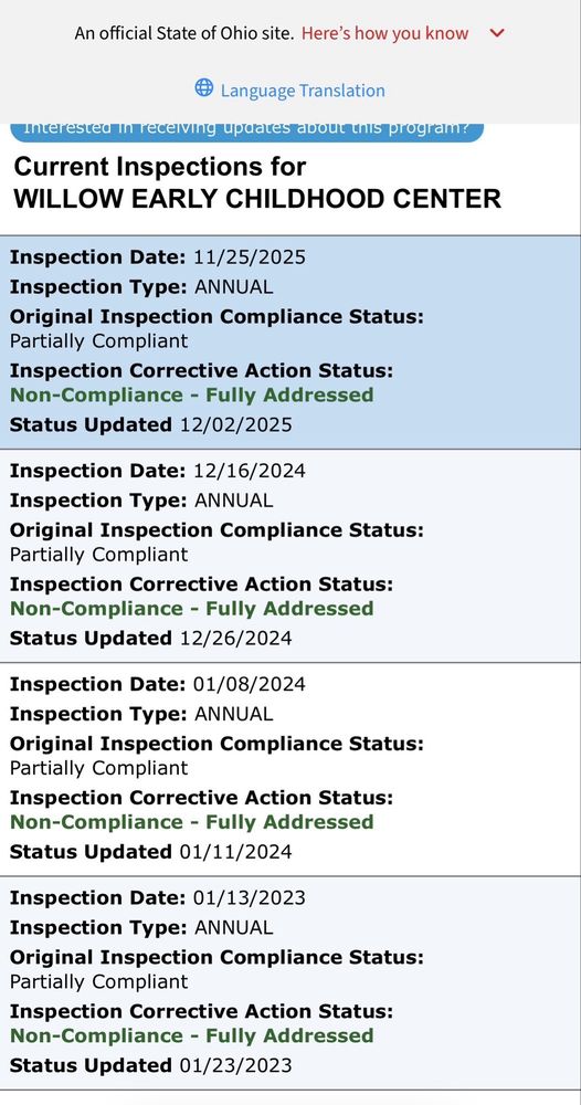 Willow Early Childhood Cntr - childcare center in Grand Rapids, OH