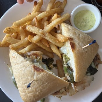 Crepas-oh! - Chicken sandwich with green Chile - Creperies Near Me - Santa Fe, New Mexico
