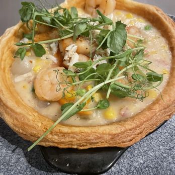Ale & Compass Restaurant - Seafood Pot pie. - American Near Me - Orlando, Florida Ale & Compass Restaurant - Seafood Pot pie. - American Near Me - Orlando, Florida