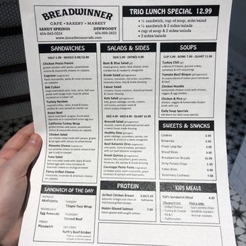 Breadwinner Cafe & Bakery - Menu - Bakeries Near Me - Dunwoody, Georgia
